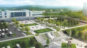 開化火車站廣場(chǎng)